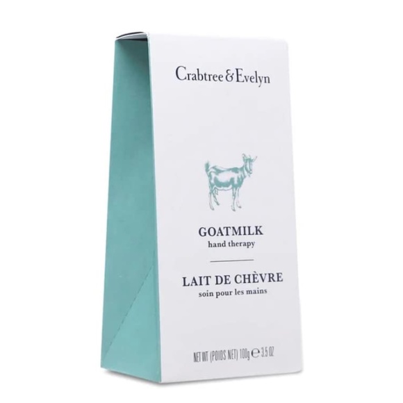 Crabtree & Evelyn Goat Milk Hand Therapy Cream 3.5 oz Moisturizer for Dry Skin - Picture 3 of 4
